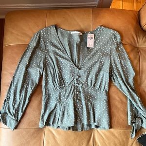 NWT Abercrombie and Fitch corset style top
